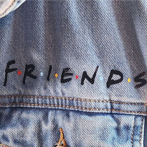 FRIENDS Denim Vest - Picture 5 of 9